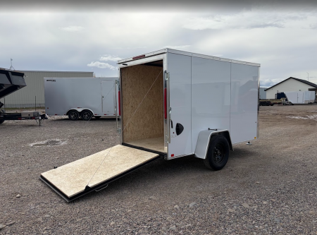 New 2027 Compass 5X10 3K V-Nose Cargo Trailer