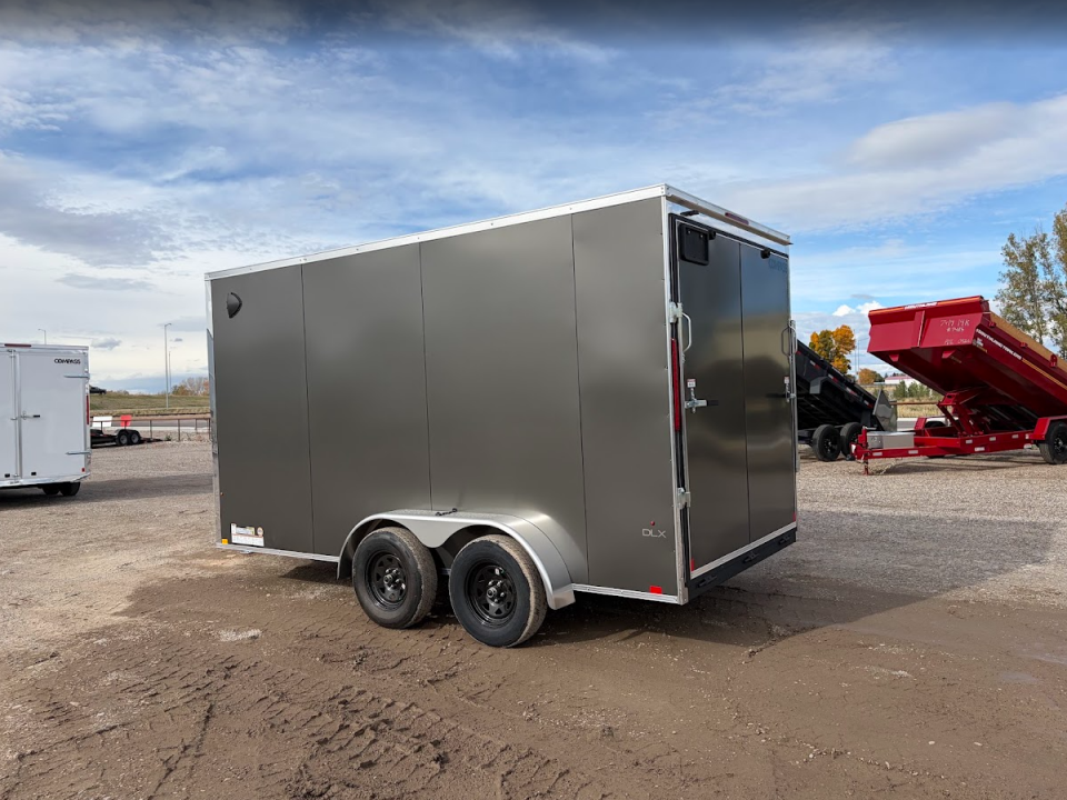 New 2027 Compass 7X14 7K V-Nose Cargo Trailer