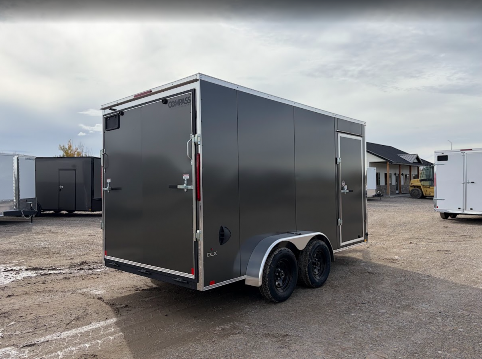 New 2027 Compass 7X14 7K V-Nose Cargo Trailer