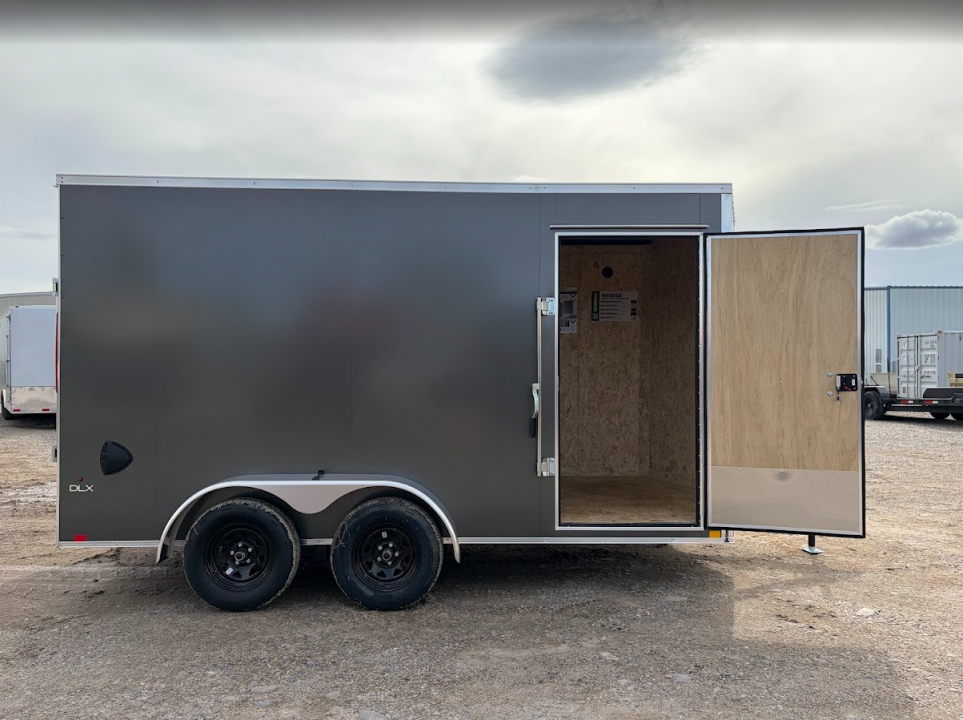 New 2027 Compass 7X14 7K V-Nose Cargo Trailer