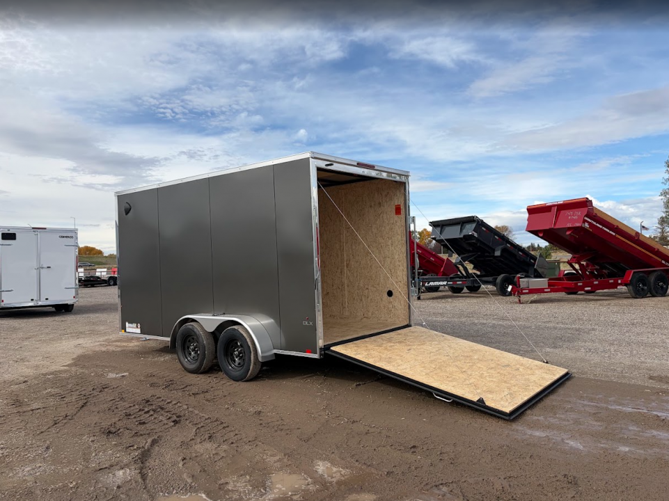 New 2027 Compass 7X14 7K V-Nose Cargo Trailer