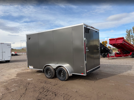 New 2027 Compass 7X14 7K V-Nose Cargo Trailer