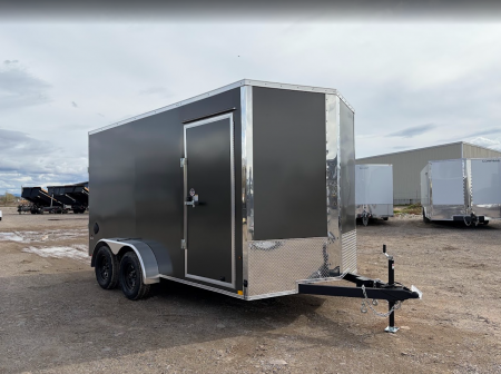 New 2027 Compass 7X14 7K V-Nose Cargo Trailer