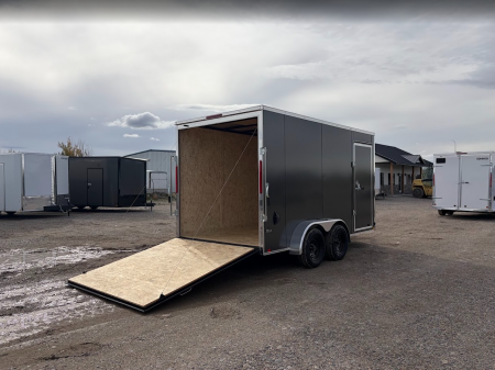 New 2027 Compass 7X14 7K V-Nose Cargo Trailer