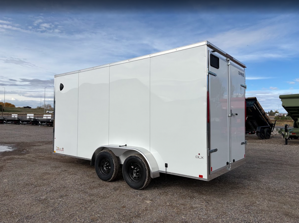 New 2027 Compass 7X16 7K V-Nose Cargo Trailer