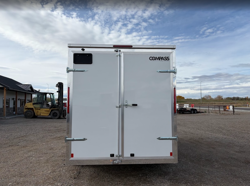 New 2027 Compass 7X16 7K V-Nose Cargo Trailer