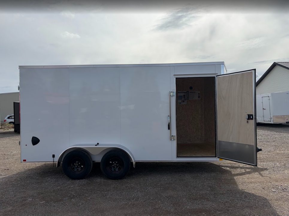 New 2027 Compass 7X16 7K V-Nose Cargo Trailer