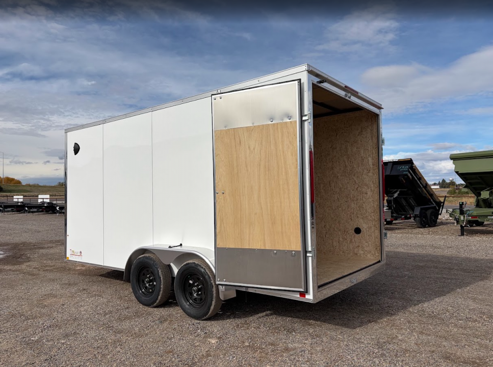 New 2027 Compass 7X16 7K V-Nose Cargo Trailer