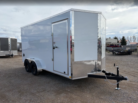 New 2027 Compass 7X16 7K V-Nose Cargo Trailer
