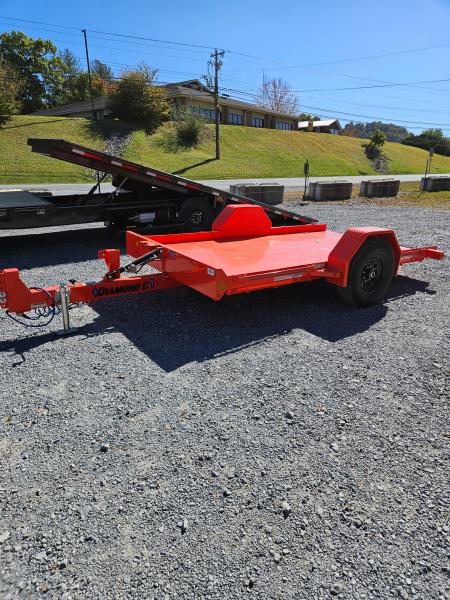 New 2027 Diamond C DSA107 Tilt Trailer 77”X12’ 14PLY TIRES WITH SPARE