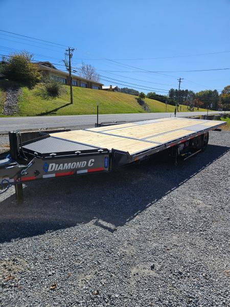 New 2027 Diamond C DET210 DECK OVER POWER TILT WITH REMOTE **ABS BRAKES** HYDRO JACK,SOLAR CHARGER