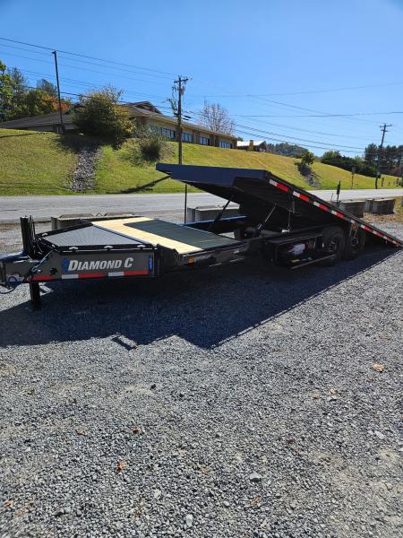 New 2027 Diamond C DET210 DECK OVER POWER TILT WITH REMOTE **ABS BRAKES** HYDRO JACK,SOLAR CHARGER