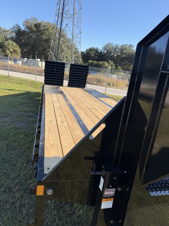 New 2027 Load Trail GP0228102 Flatbed Trailer; MAX RAMPS; MUD FLAPS; WINCH PLATE