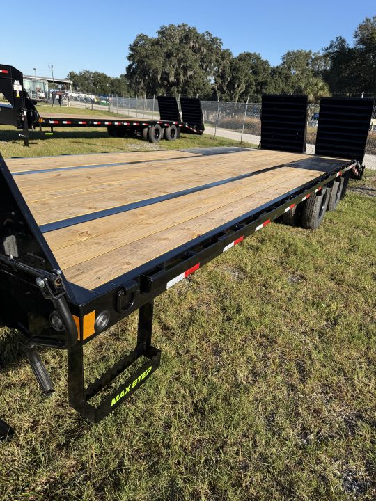 New 2027 Load Trail GP0228102 Flatbed Trailer; MAX RAMPS; MUD FLAPS; WINCH PLATE