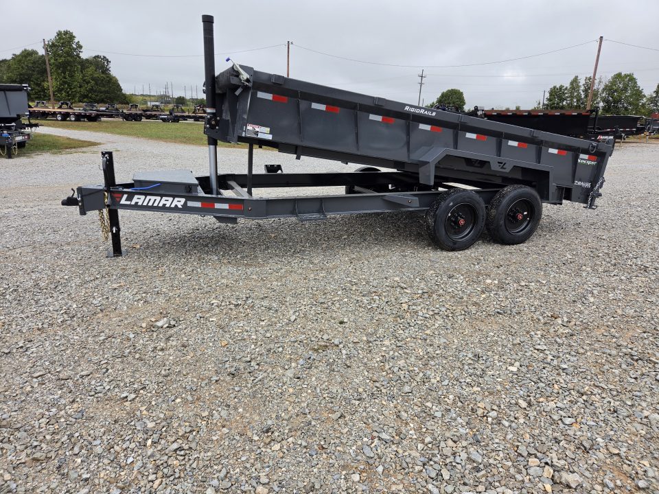 New 2027 Lamar 83X16 TANDEM TELESCOPIC DUMP W/8K AXLES & 24" SIDES