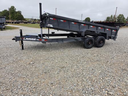 New 2027 Lamar 83X16 TANDEM TELESCOPIC DUMP W/8K AXLES & 24" SIDES