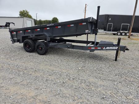 New 2027 Lamar 83X16 TANDEM TELESCOPIC DUMP W/8K AXLES & 24  SIDES