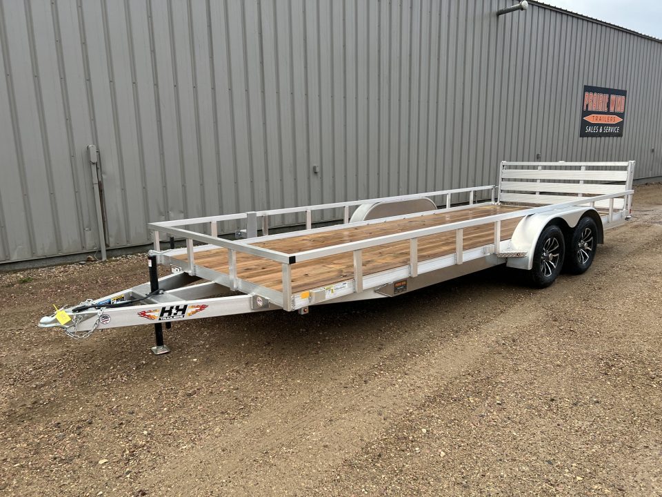 New 2027 H&H Trailers 20' Tandem Aluminum Utility Utility Trailer