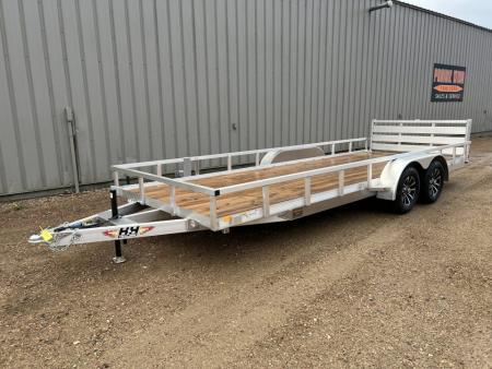 New 2027 H&H Trailers 20' Tandem Aluminum Utility Utility Trailer