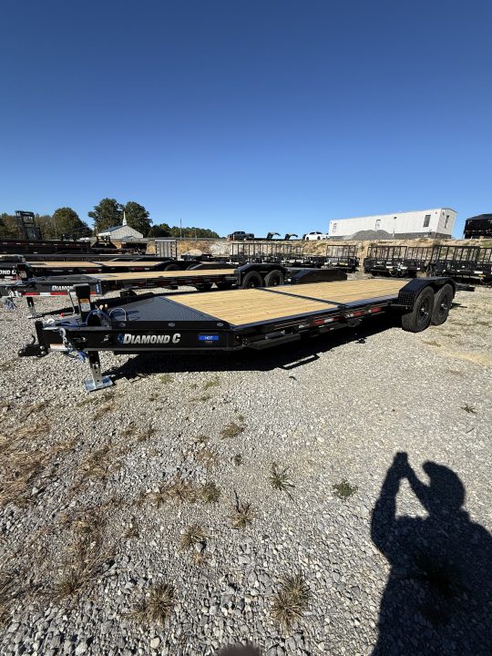 New 2027 Diamond C HDT 207 22’ Tilt Trailer, PACESETTER EDITION, FORK HOLDERS, HEAVY FENDERS, 15.5K GVWR