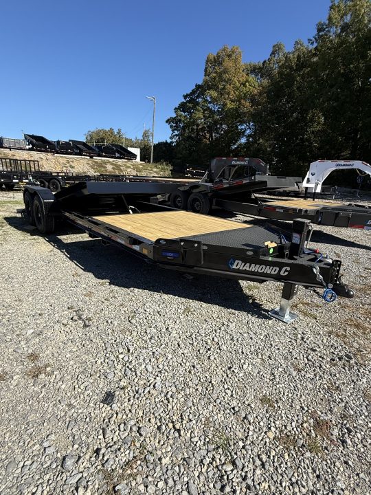 New 2027 Diamond C HDT 207 22’ Tilt Trailer, PACESETTER EDITION, FORK HOLDERS, HEAVY FENDERS, 15.5K GVWR