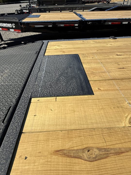 New 2027 Diamond C LPX 207 22’ Equipment Trailer, MAX RAMPS, FORK HOLDERS, WINCH PLATE, 17.5 WHEEL/TIRE UPGRADE