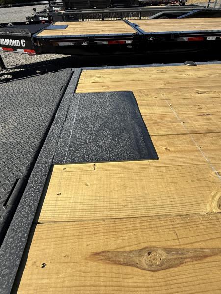New 2027 Diamond C LPX 207 22’ Equipment Trailer, MAX RAMPS, FORK HOLDERS, WINCH PLATE, 17.5 WHEEL/TIRE UPGRADE
