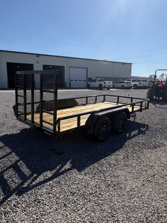 New 2027 Sure-Trac 7x14 Fully Tubular Utility Trailer