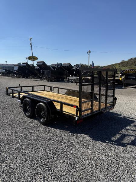 New 2027 Sure-Trac 7x14 Fully Tubular Utility Trailer