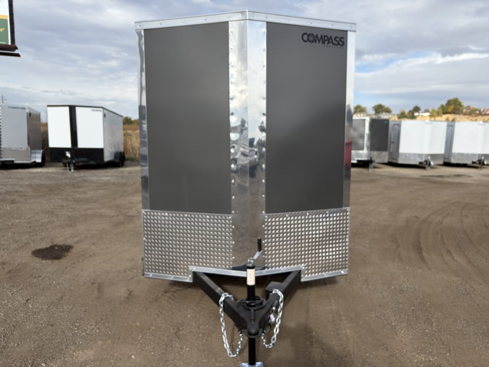 New 2027 Compass 6x12 V-Nose Cargo Trailer