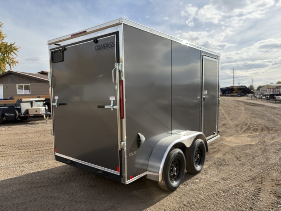 New 2027 Compass 6x12 V-Nose Cargo Trailer