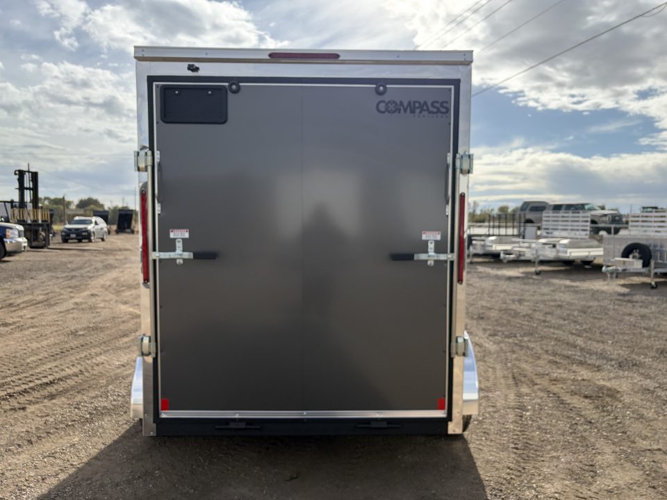 New 2027 Compass 6x12 V-Nose Cargo Trailer