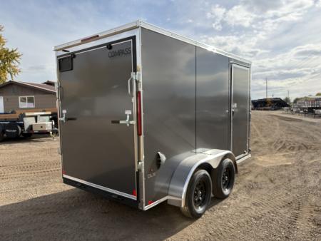 New 2027 Compass 6x12 V-Nose Cargo Trailer