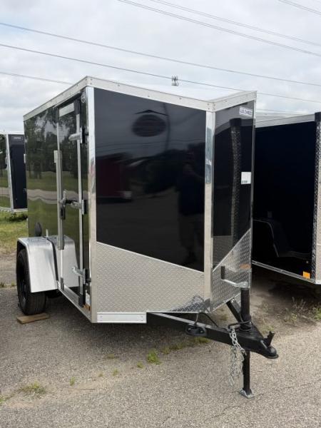 New 2027 US Cargo 5 x 10 Enclosed Trailer Ramp Door with 5FT 6IN INTERIOR -Side Door Screwless Exterior w/Upgraded Options