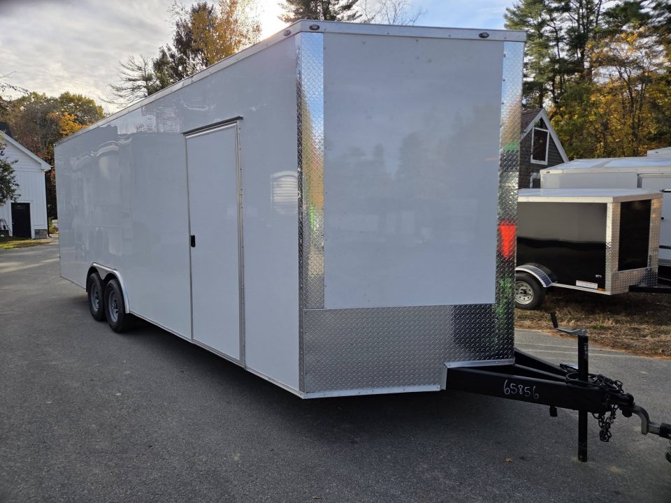 New 2027 One Stop 8.5x24 enclosed car trailer extra height rear ramp Cargo / Enclosed Trailer