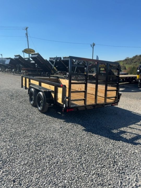 New 2027 Sure-Trac 7x14 Fully Tubular 3 Board Utility Trailer