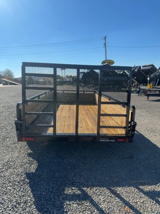 New 2027 Sure-Trac 7x14 Fully Tubular 3 Board Utility Trailer