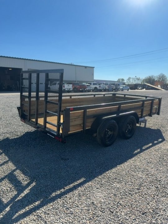New 2027 Sure-Trac 7x14 Fully Tubular 3 Board Utility Trailer