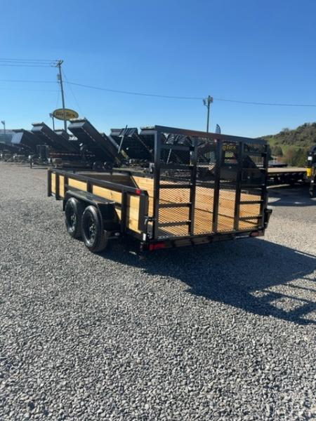 New 2027 Sure-Trac 7x14 Fully Tubular 3 Board Utility Trailer