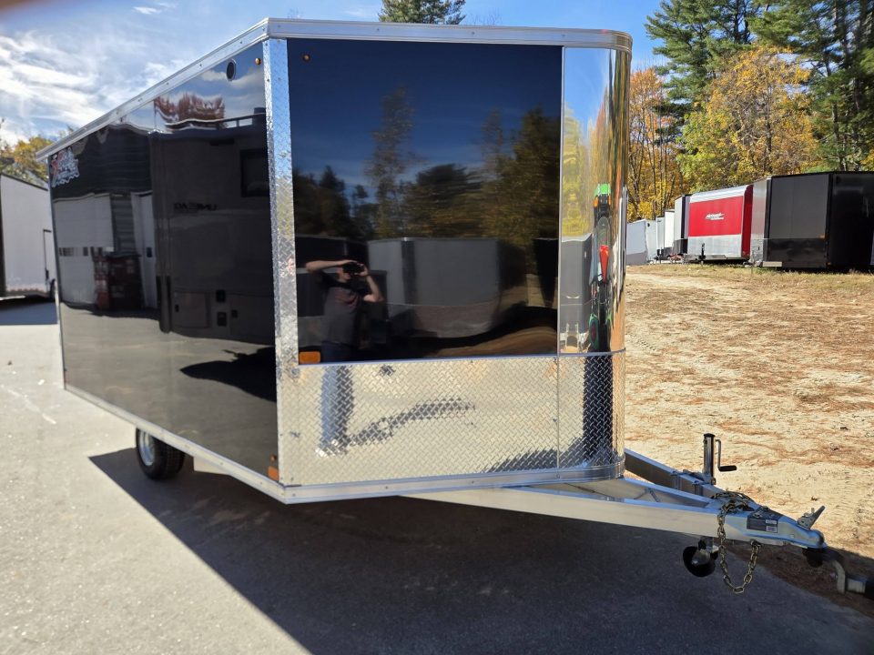 New 2027 Nitro 101x12 Snowmobile trailer bcx series extra height with mats & guides Snowmobile Trailer