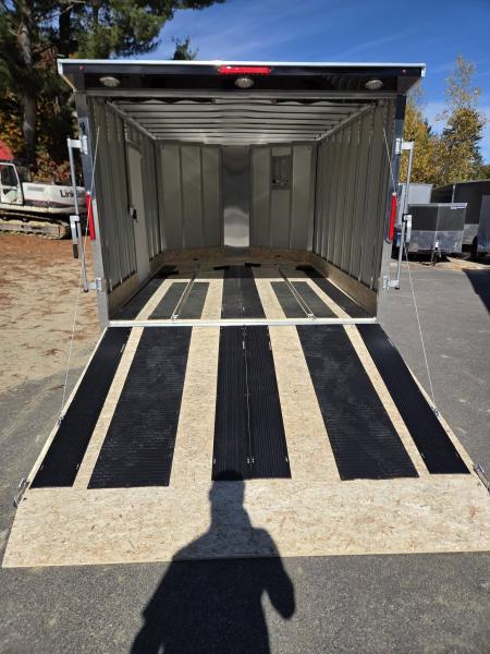 New 2027 Nitro 101x12 Snowmobile trailer bcx series extra height with mats & guides Snowmobile Trailer