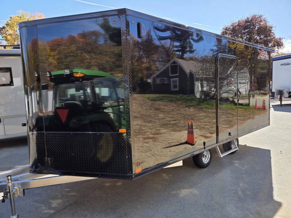 New 2027 Nitro 101x16 snowmobile trailer with blackout trim package Snowmobile Trailer