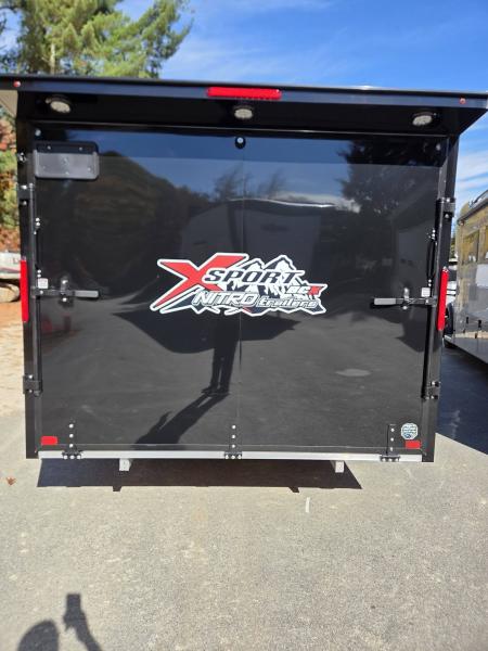 New 2027 Nitro 101x16 snowmobile trailer with blackout trim package Snowmobile Trailer