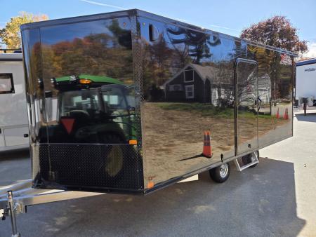 New 2027 Nitro 101x16 snowmobile trailer with blackout trim package Snowmobile Trailer