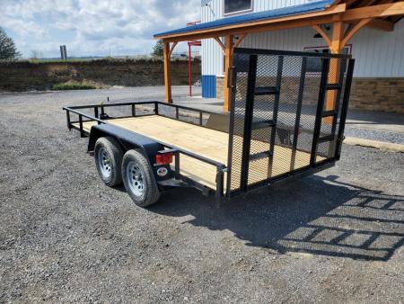 New Quality Trailers Econ-B Landscape Trailer / 77"X14' / 7000 GVWR