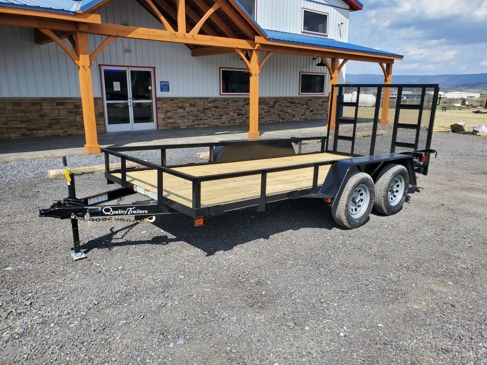 New Quality Trailers Econ-B Landscape Trailer / 77"X14' / 7000 GVWR