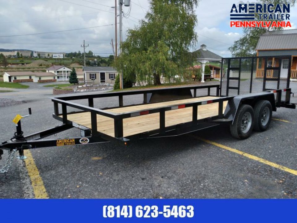 New Quality Trailers General Duty Utility Trailer 82"x 16' - 7000 GVWR