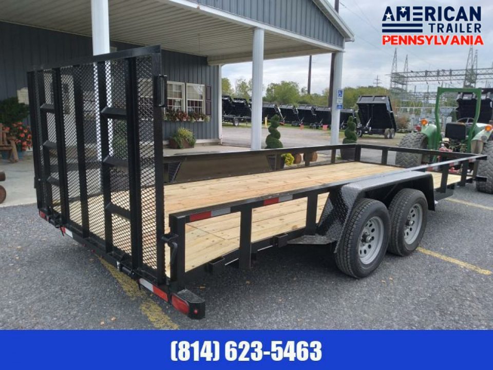 New Quality Trailers General Duty Utility Trailer 82"x 16' - 7000 GVWR