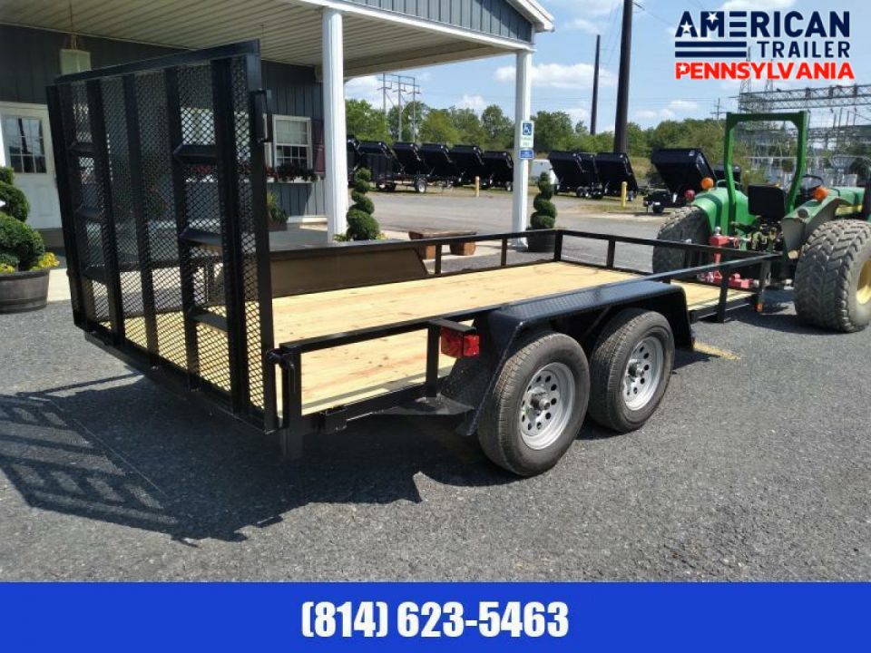 New 2027 Quality Trailers Economy Landscape / 77"x 16’ - 7000 GVWR