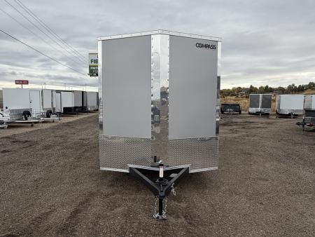 New 2027 Compass 7x16 V-Nose Cargo Trailer